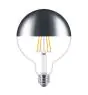 Philips Classic LED Globe E27 Filament Spiegel Helder 120mm 7.2W 650lm - 827 Zeer Warm Wit | Dimbaar - Vervangt 60W